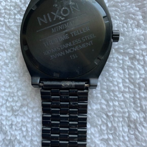 NIXON Time Teller Black on Black main image 12